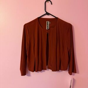 Julian Taylor Burnt Orange Cardigan